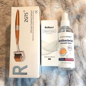 DermaSkin Beauty - 1.50mm roller * Vitamin C Serum * Antibacterial Cleanser